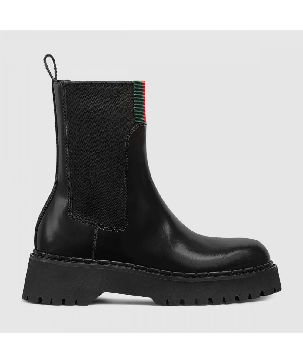 GUCCi Women's boot with Web 001