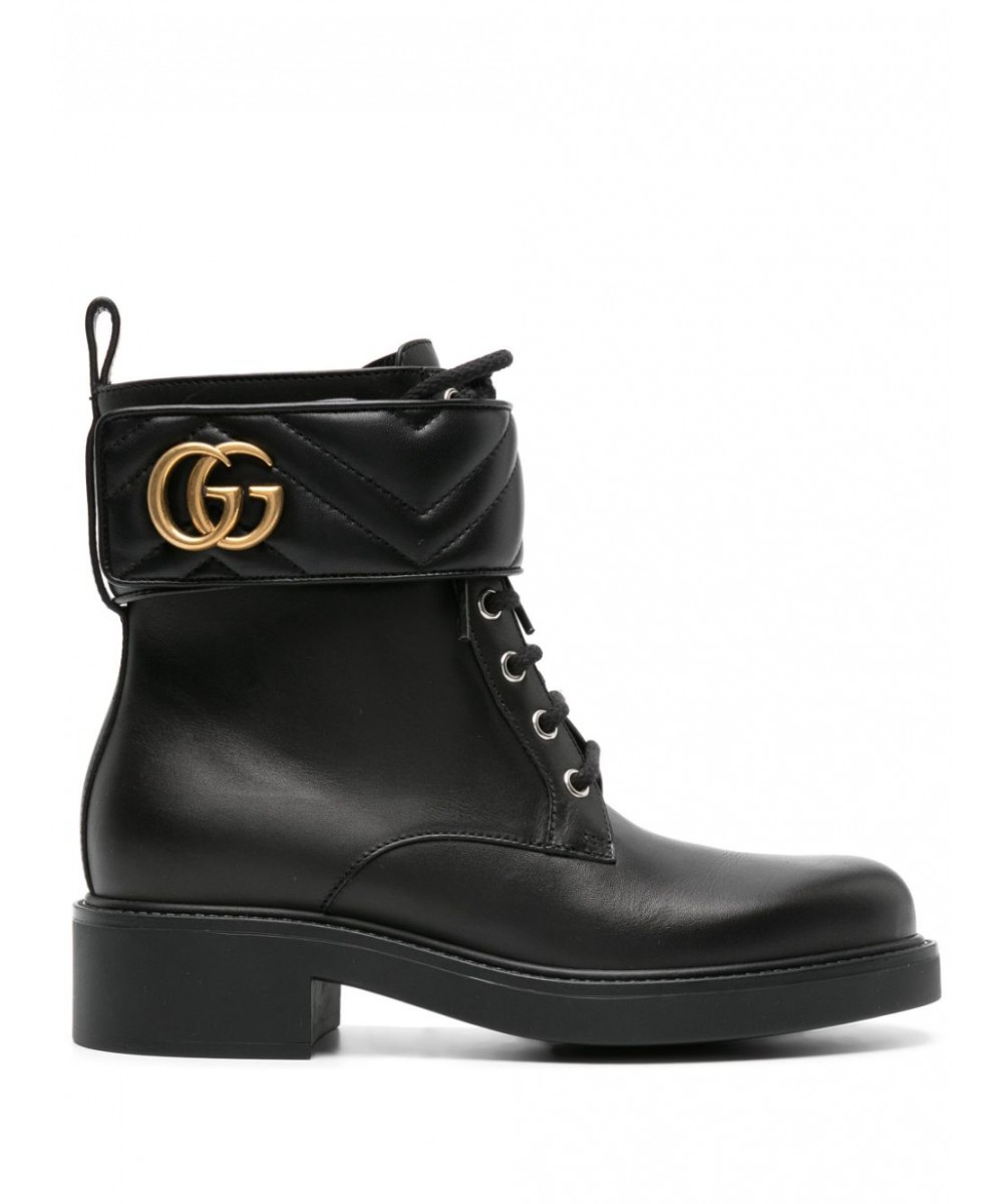 Gucci Double G Logo and Ankle Boots 001