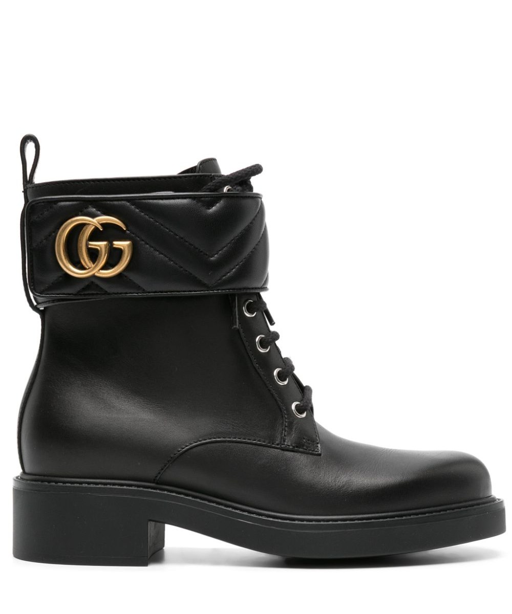 Gucci Double G Logo and Ankle Boots 001