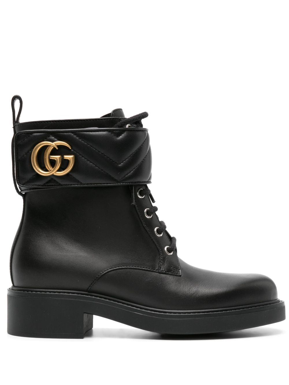 Gucci Double G Logo and Ankle Boots 001