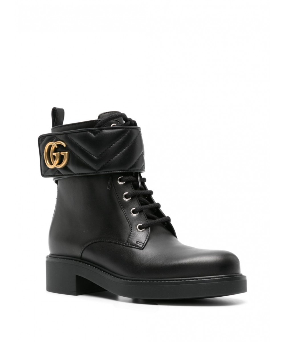 Gucci Double G Logo and Ankle Boots 001