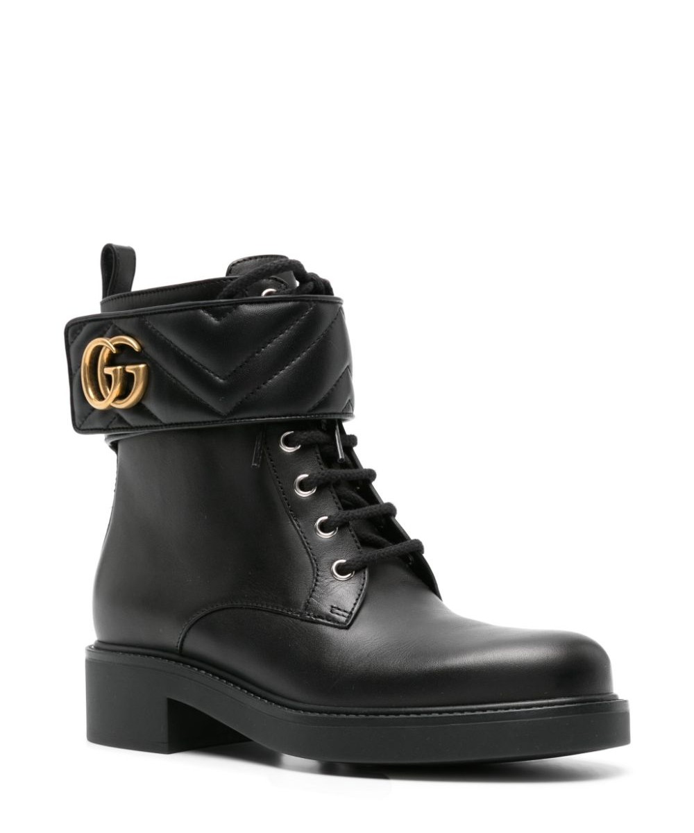 Gucci Double G Logo and Ankle Boots 001