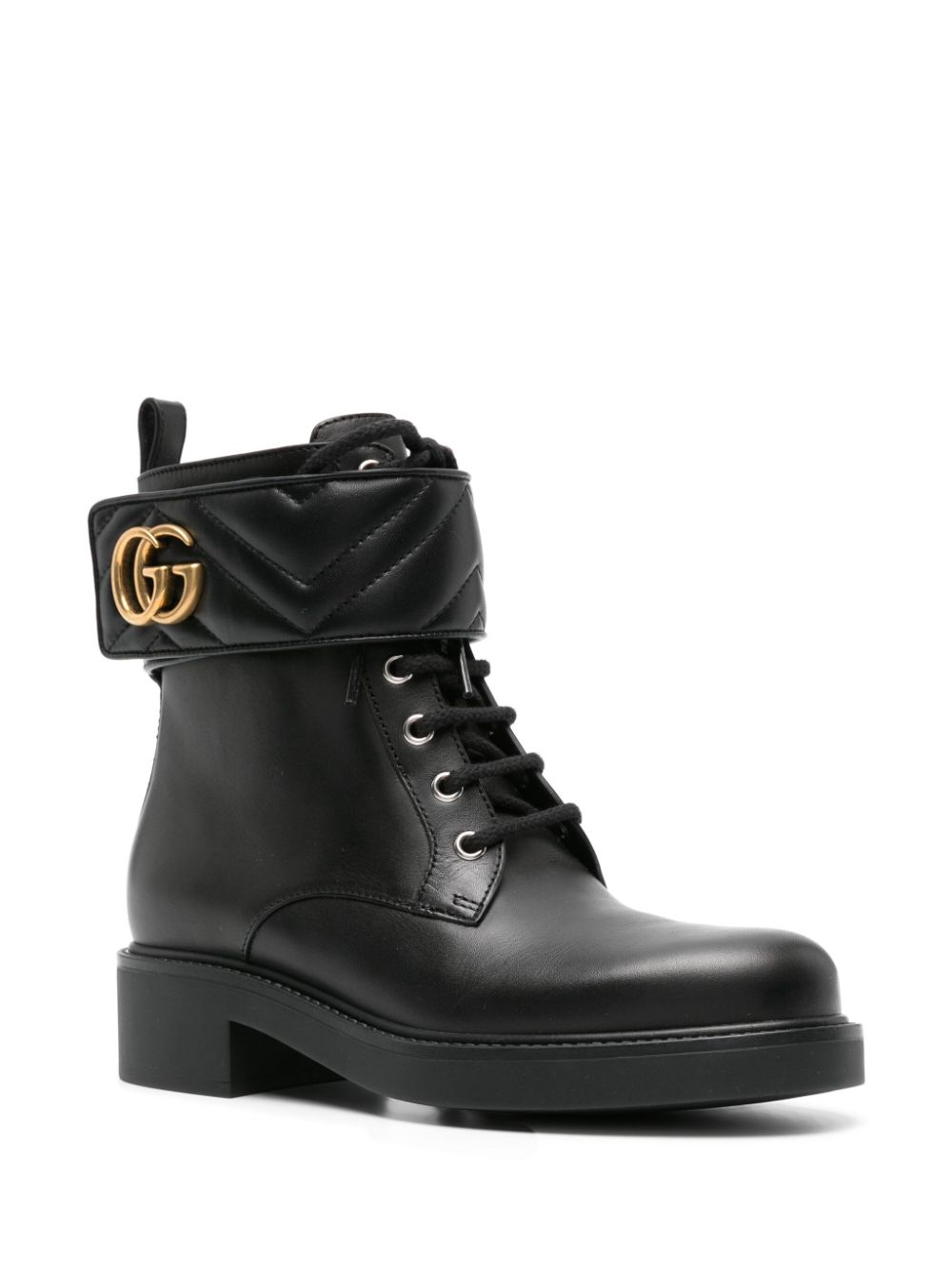 Gucci Double G Logo and Ankle Boots 001