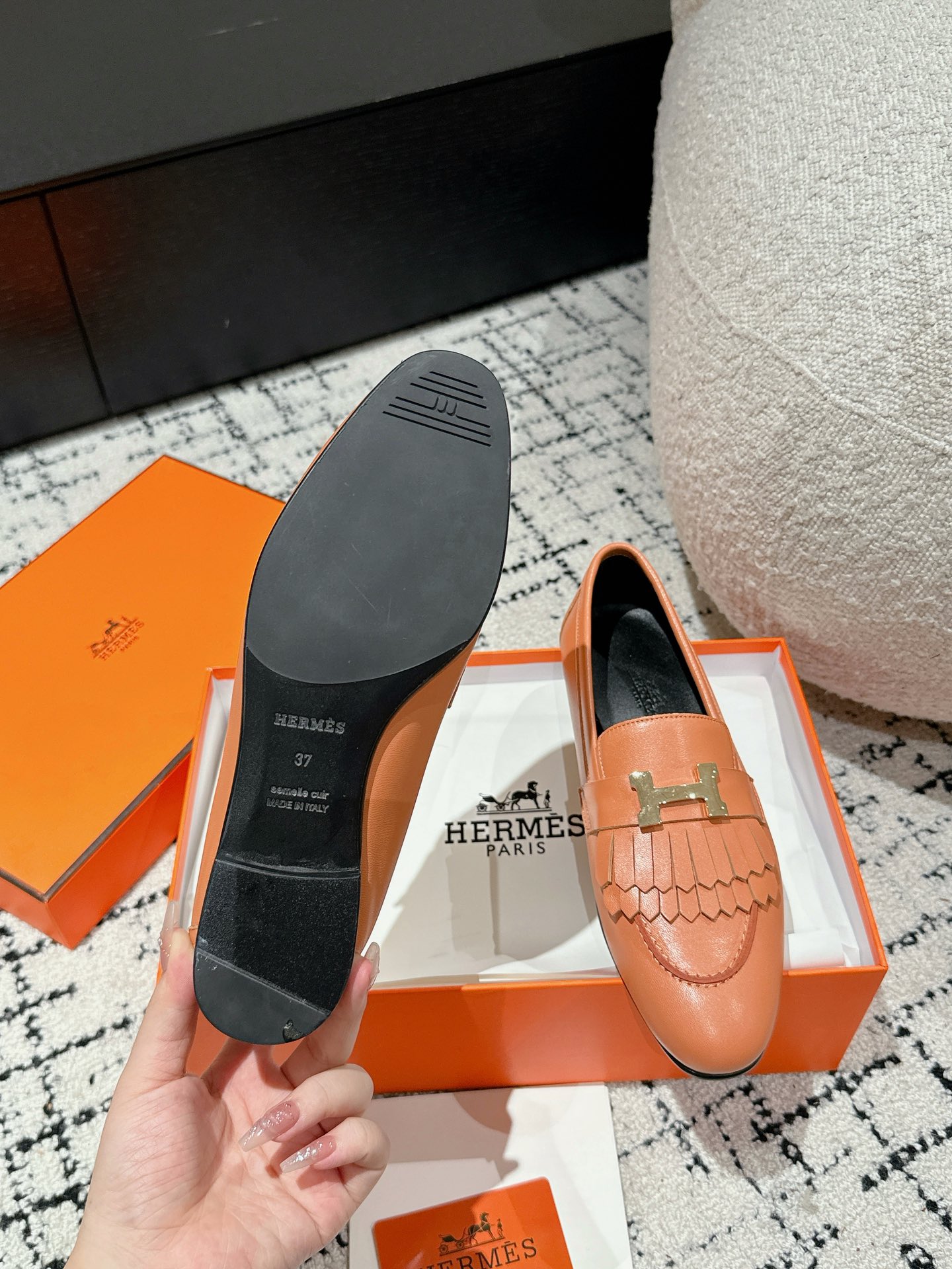 Hermès Causal Loafers Shoes 001