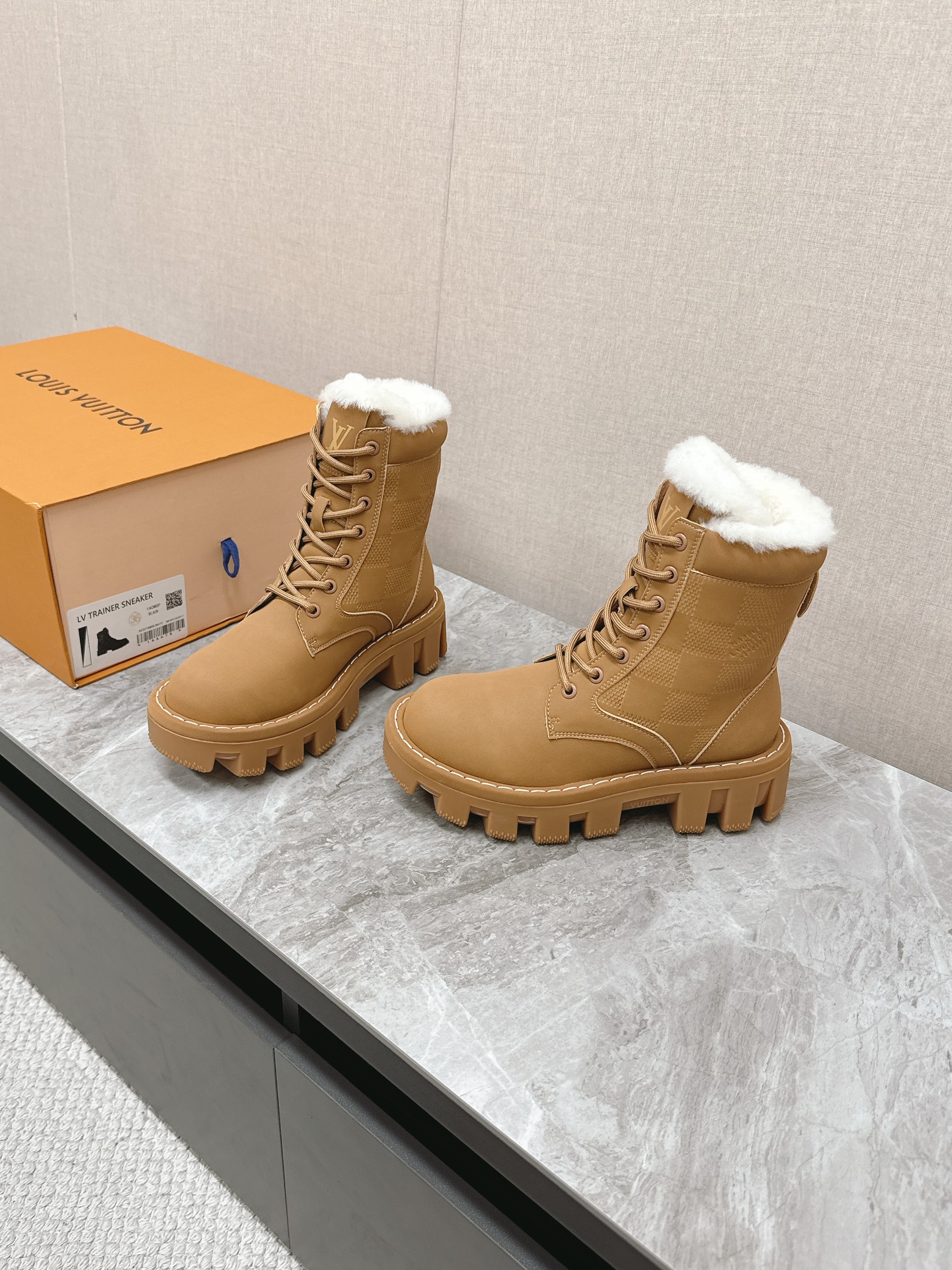 Louis Vuitton Checker Ranger Boots 002