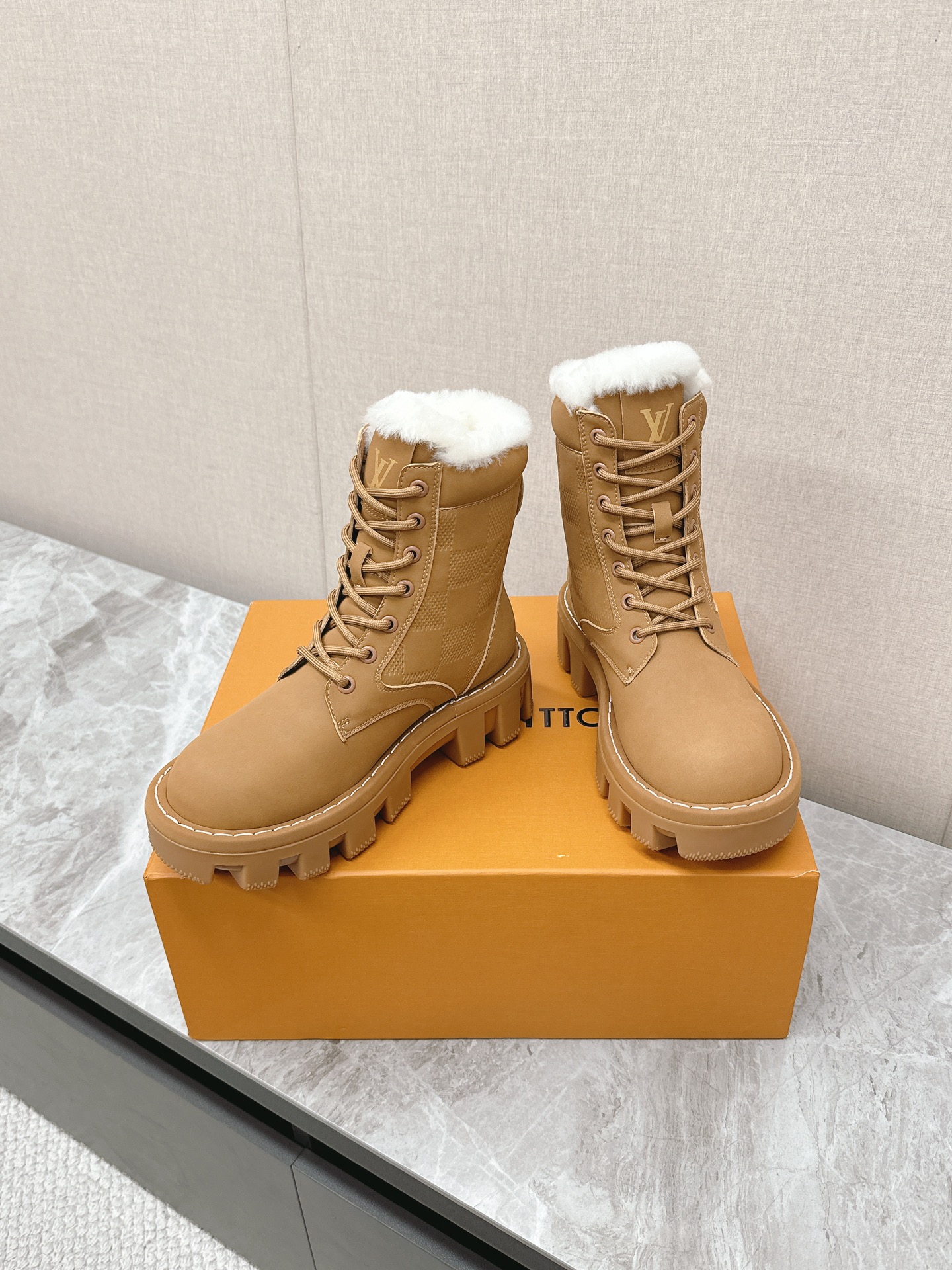 Louis Vuitton Checker Ranger Boots 002